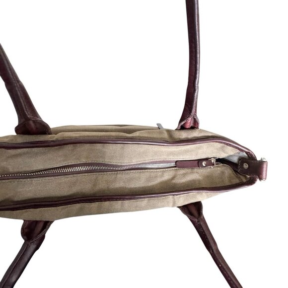 ONA Capri Camera Bag Leather Distressed Antique Cognac Leather Color Tote Bag - Picture 11 of 15